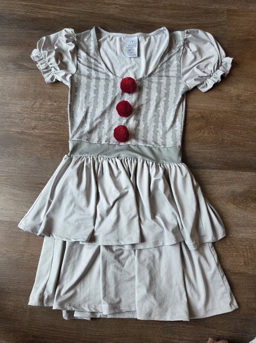 Pennywise IT Women Cosplay Costume Clown Dress Outfit Halloween size XS